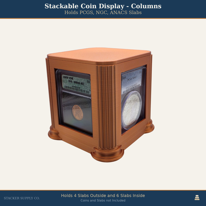 Stackable Coin Display - Columns