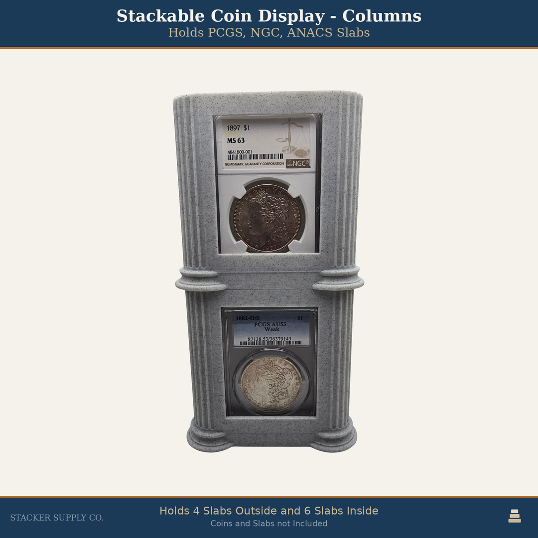 Stackable Coin Display - Columns