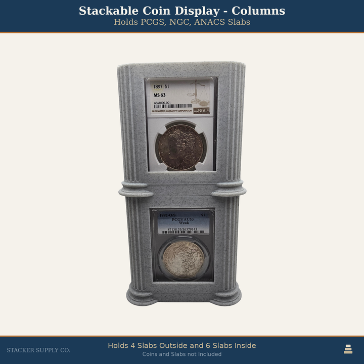 Stackable Coin Display - Columns