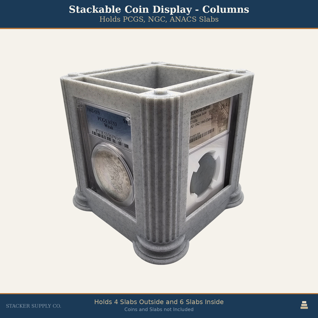 Stackable Coin Display - Columns