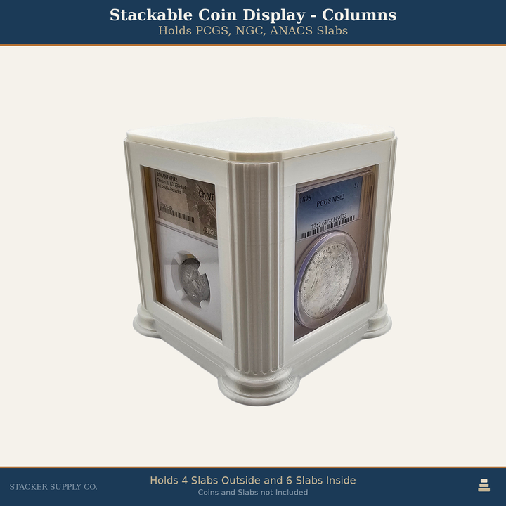 Stackable Coin Display - Columns