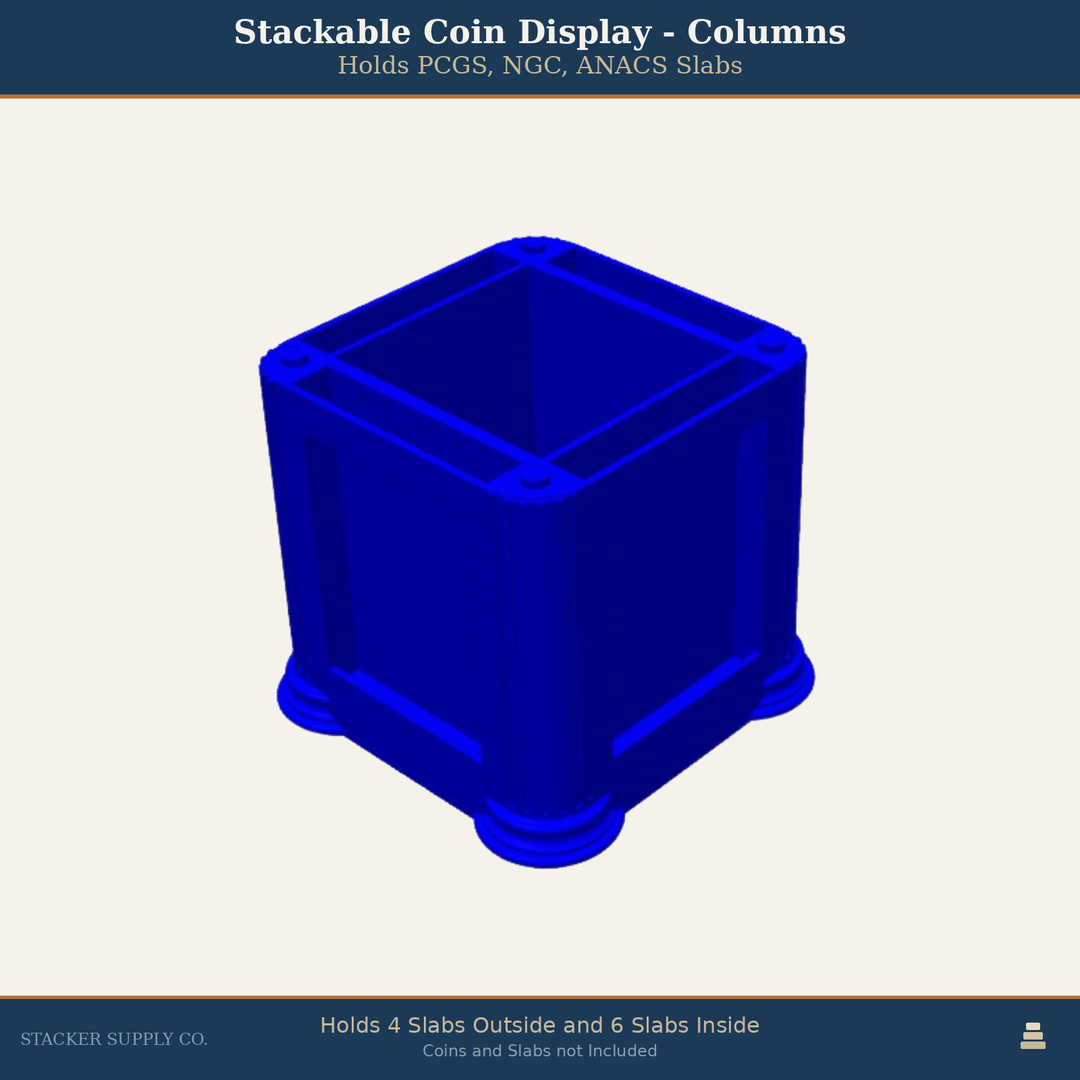 Stackable Coin Display - Columns