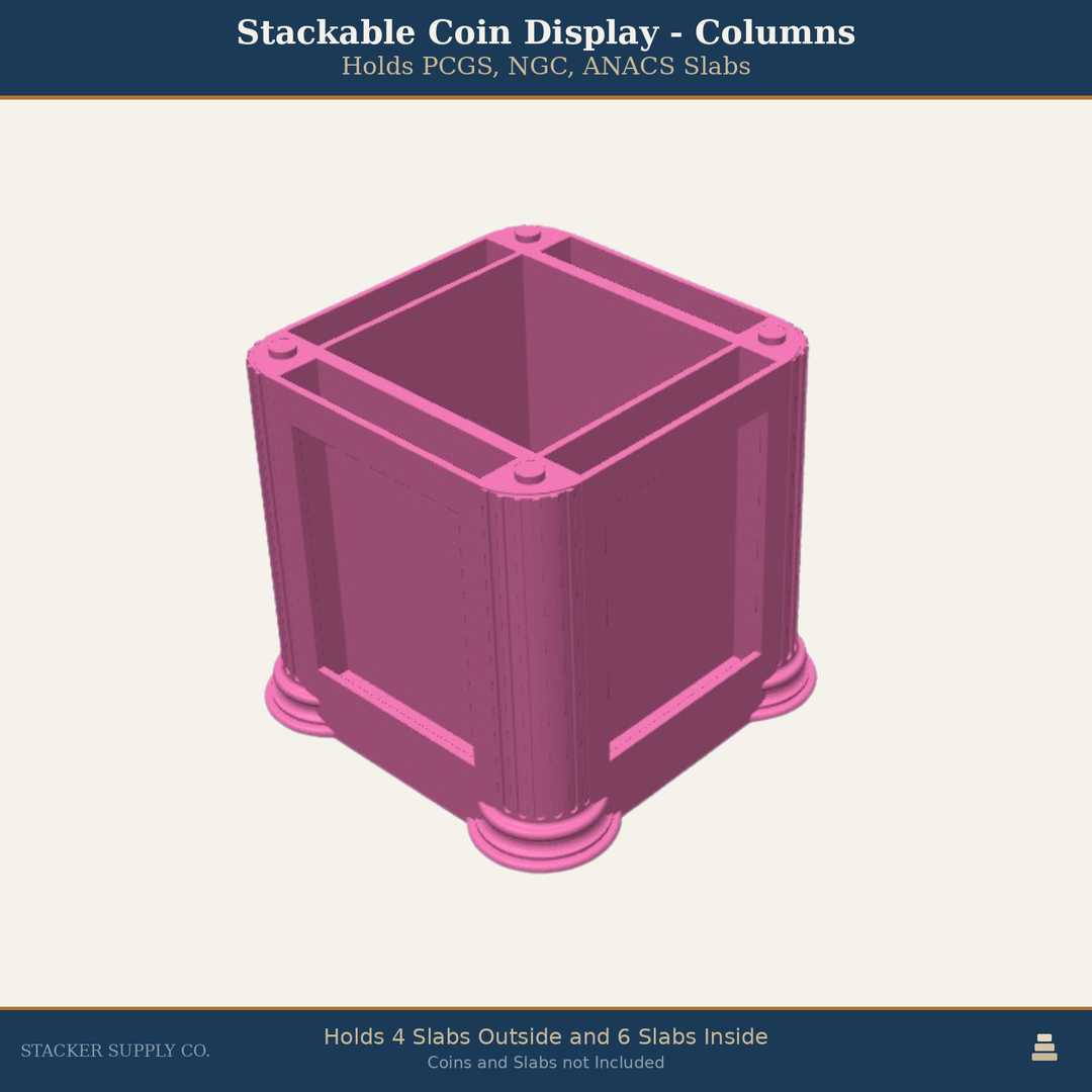 Stackable Coin Display - Columns