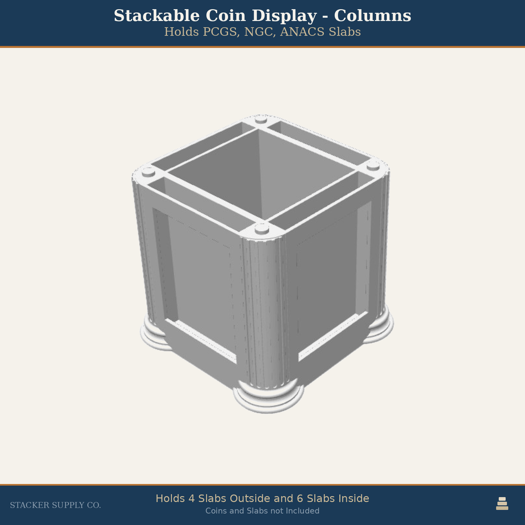 Stackable Coin Display - Columns