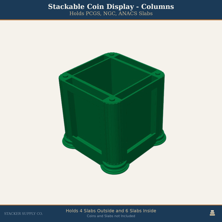 Stackable Coin Display - Columns