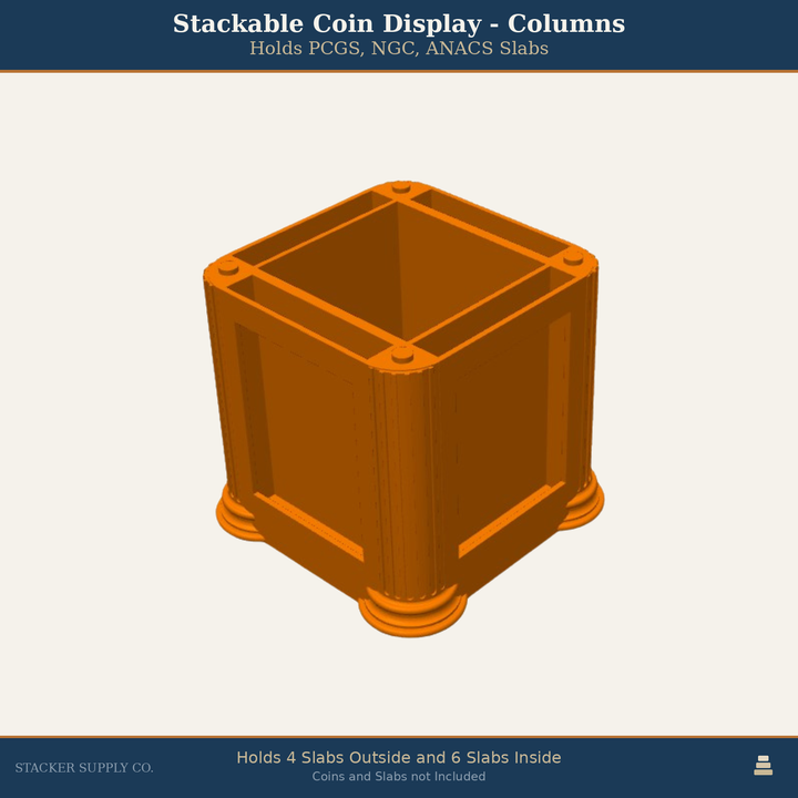 Stackable Coin Display - Columns