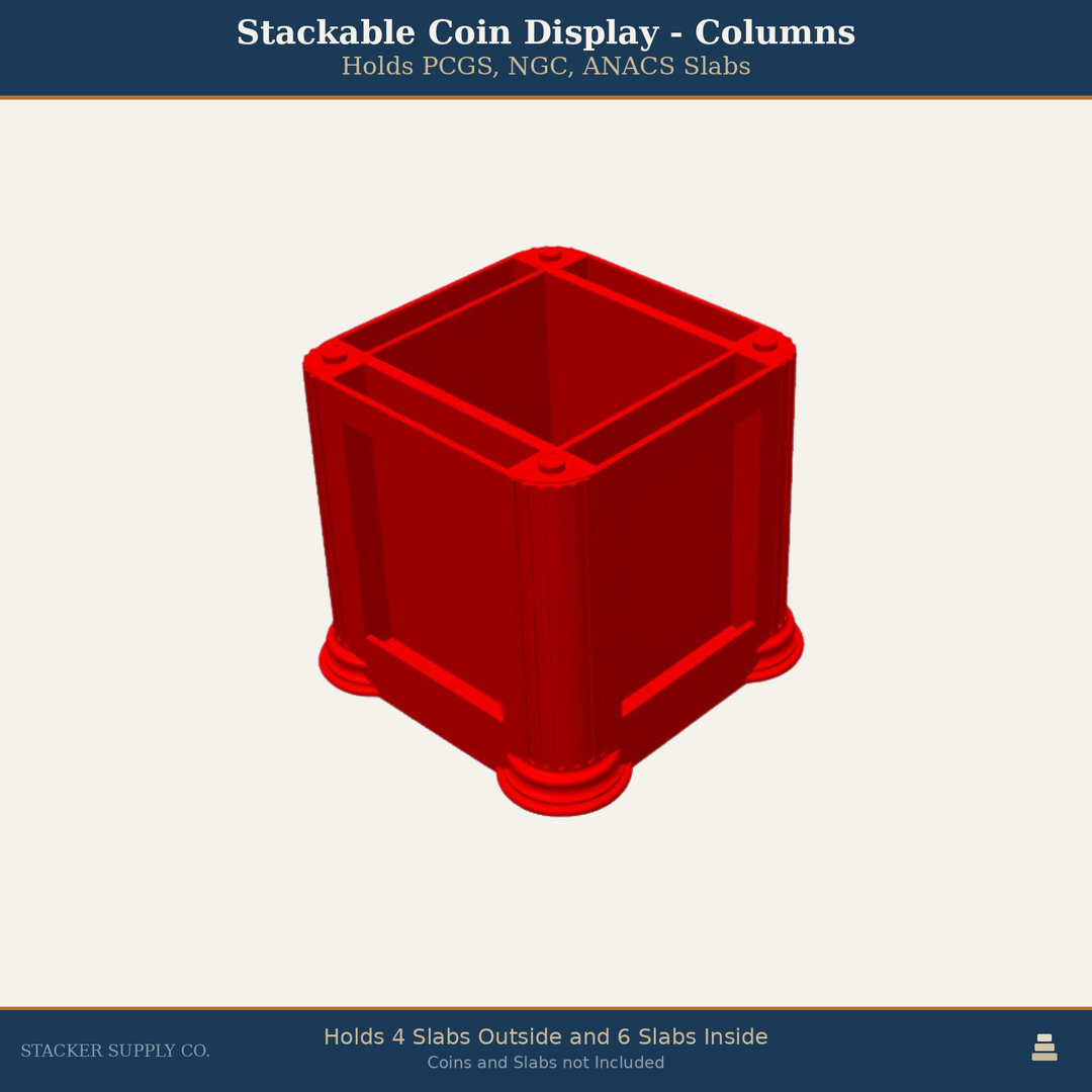Stackable Coin Display - Columns