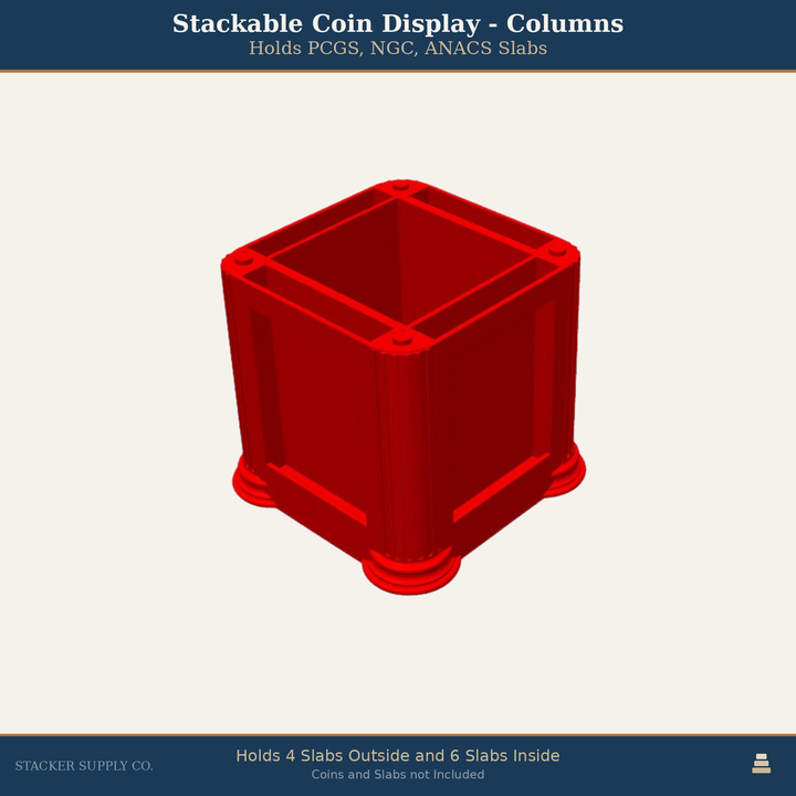 Stackable Coin Display - Columns