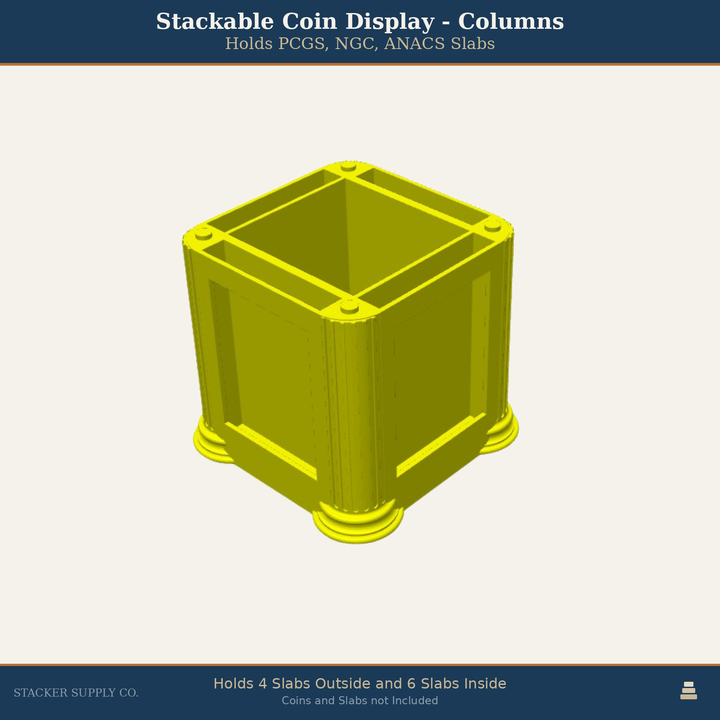 Stackable Coin Display - Columns