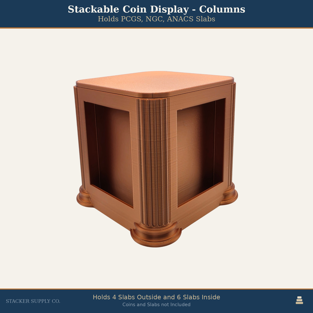 Stackable Coin Display - Columns