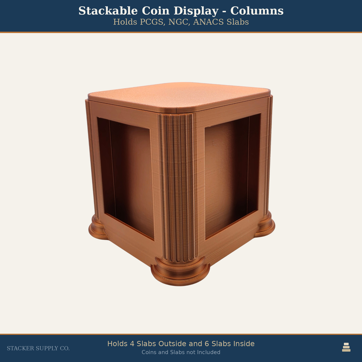 Stackable Coin Display - Columns