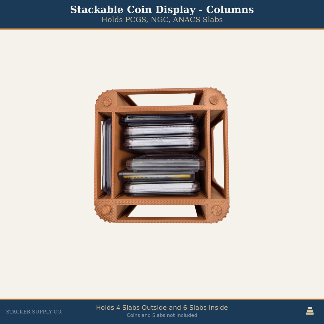 Stackable Coin Display - Columns