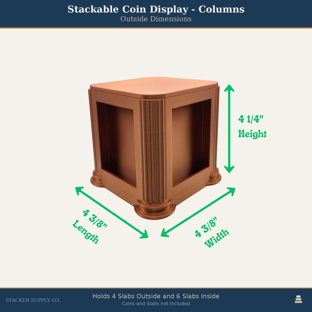 Stackable Coin Display - Columns