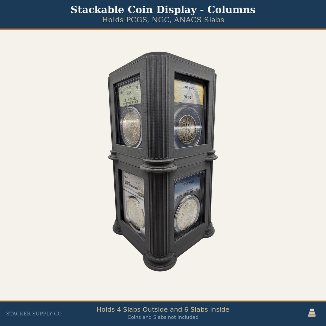 Stackable Coin Display - Columns