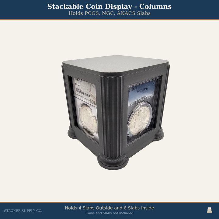 Stackable Coin Display - Columns