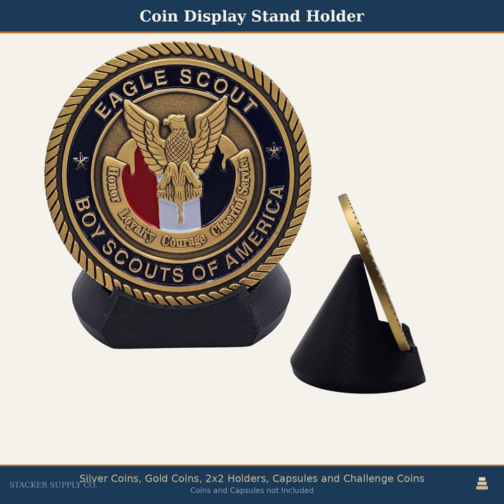 Coin Display Stand Holder